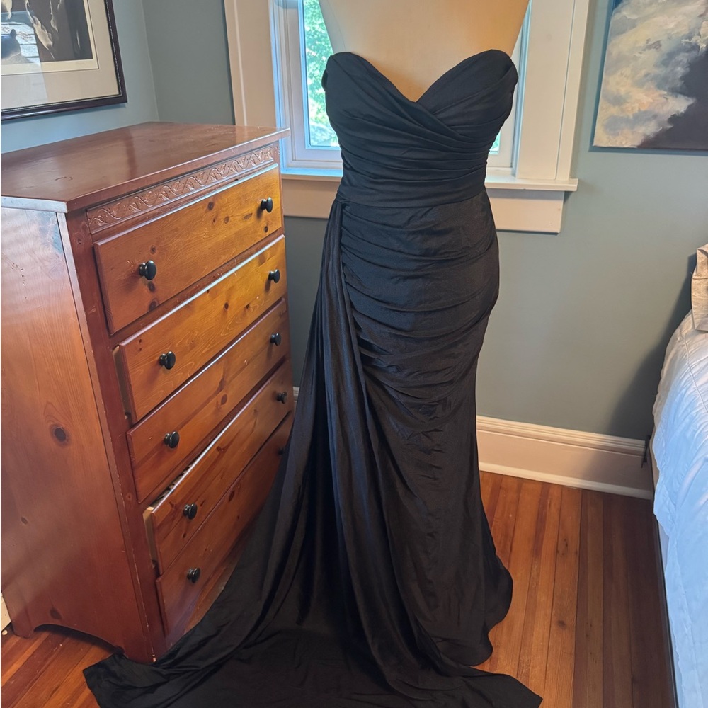 Portia and Scarlett Black Strapless Dress
